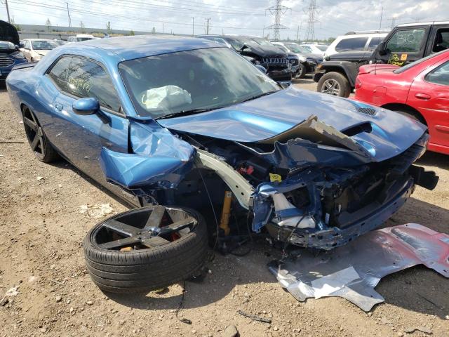 2C3CDZFJ8MH509586 - 2021 DODGE CHALLENGER R/T SCAT PACK BLUE photo 1
