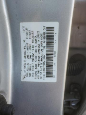 1HGCR2F76DA034447 - 2013 HONDA ACCORD EX SILVER photo 13