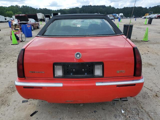 1G6ET1290VU606884 - 1997 CADILLAC ELDORADO TOURING RED photo 6