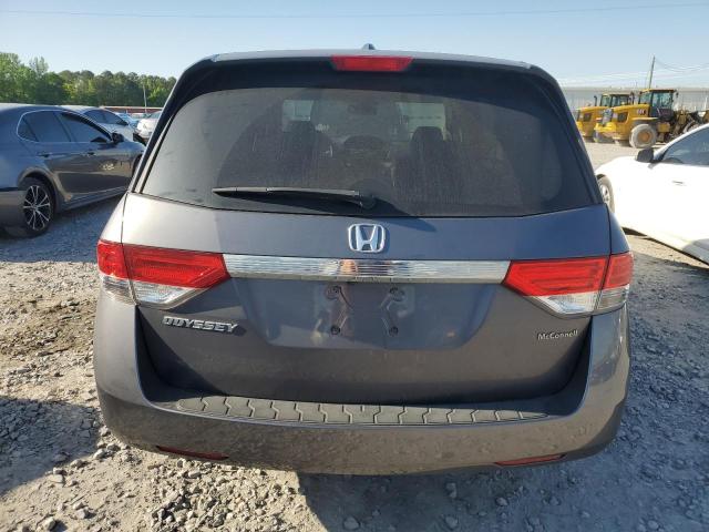 5FNRL5H60GB102964 - 2016 HONDA ODYSSEY EXL GRAY photo 6