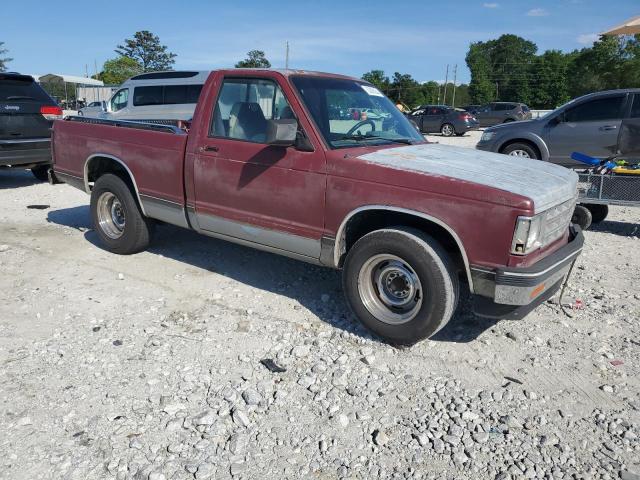 1GCCS14Z1L8114763 - 1990 CHEVROLET S TRUCK S10 BURGUNDY photo 4