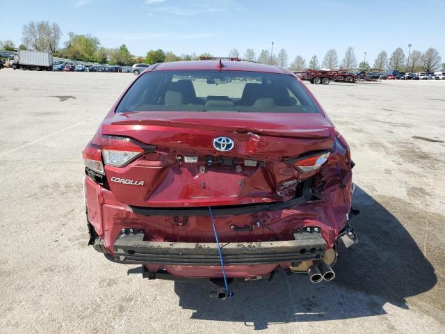 JTDBCMFE4RJ019023 - 2024 TOYOTA COROLLA LE MAROON photo 6