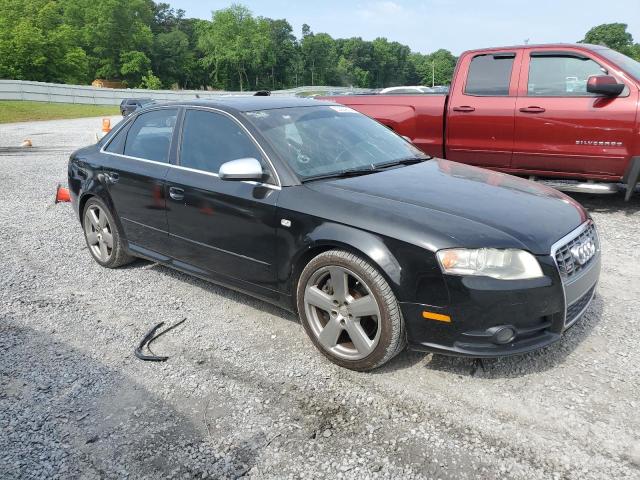 WAUGL78E67A044844 - 2007 AUDI NEW S4 QUATTRO BLACK photo 4