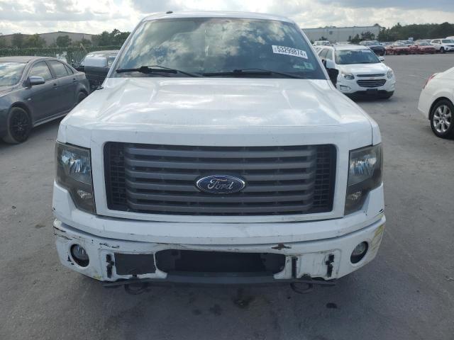 1FTFW1EF3CFC10993 - 2012 FORD F150 SUPERCREW WHITE photo 5