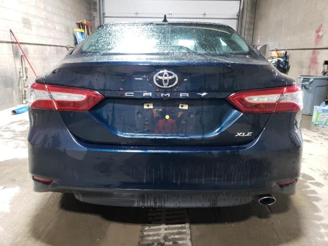 4T1B11HK0KU746568 - 2019 TOYOTA CAMRY L BLUE photo 6