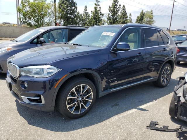 5UXKT0C58G0S75468 - 2016 BMW X5 XDR40E BLUE photo 1