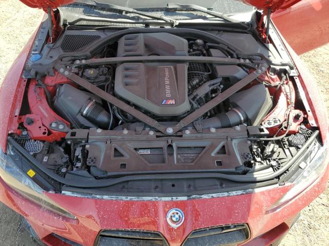 WBS43AY03PFN58833 - 2023 BMW M3 COMPETITION წითელი ფოტო 11