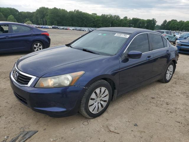 1HGCP26319A148138 - 2009 HONDA ACCORD LX BLUE photo 1