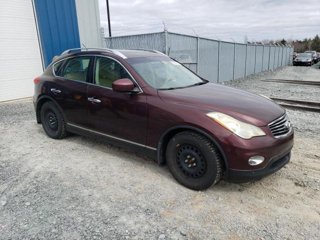 JN1AJ0HR4BM853651 - 2011 INFINITI EX35 BASE RED photo 4