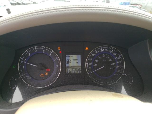 JN1AJ0HR4BM853651 - 2011 INFINITI EX35 BASE Կարմիր լուսանկար 9