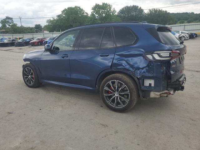 5UXCR6C05M9G25305 - 2021 BMW X5 XDRIVE40I BLUE photo 2