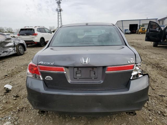1HGCP3F80BA023848 - 2011 HONDA ACCORD EXL GRAY photo 6
