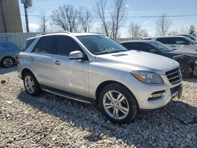 4JGDA5HB7FA616228 - 2015 MERCEDES-BENZ ML 350 4MATIC SILVER photo 4
