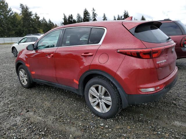 KNDPMCAC4H7281283 - 2017 KIA SPORTAGE LX RED photo 2