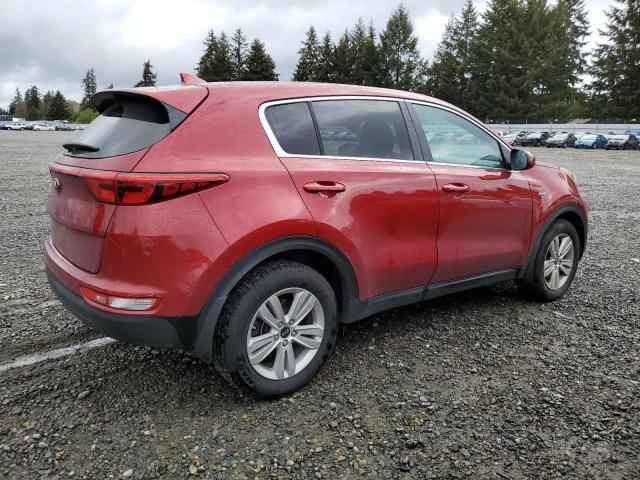 KNDPMCAC4H7281283 - 2017 KIA SPORTAGE LX RED photo 3