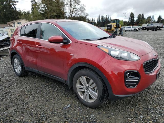 KNDPMCAC4H7281283 - 2017 KIA SPORTAGE LX RED photo 4