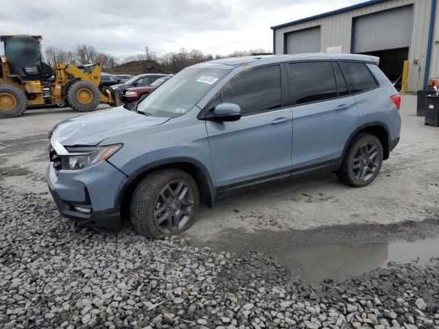 5FNYF8H54NB003573 - 2022 HONDA PASSPORT EXL Mavi foto 1