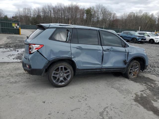 5FNYF8H54NB003573 - 2022 HONDA PASSPORT EXL Mavi foto 3