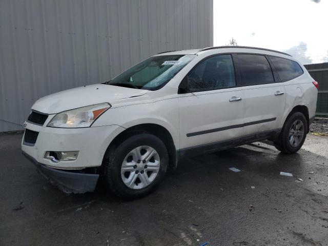 1GNKRFED2BJ391587 - 2011 CHEVROLET TRAVERSE LS WHITE photo 1