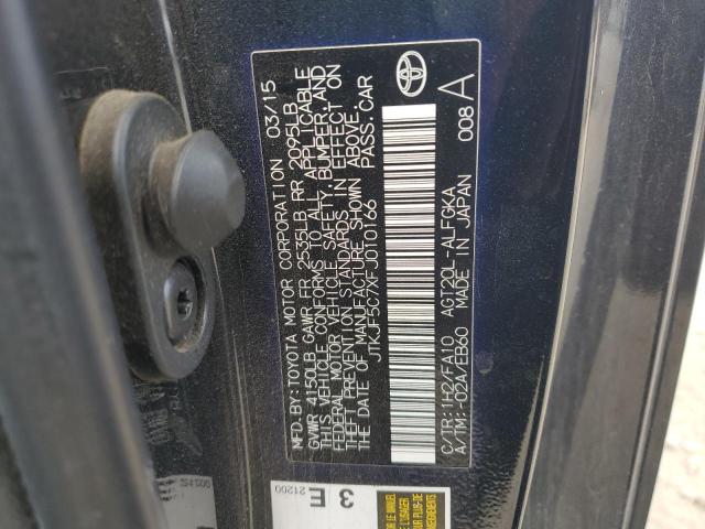 JTKJF5C7XFJ010166 - 2015 TOYOTA SCION TC 黑色 照片 12