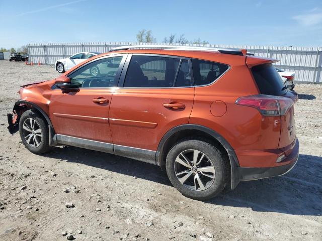 JTMRFREV9GJ103842 - 2016 TOYOTA RAV4 XLE ORANGE photo 2