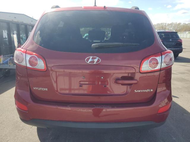 5XYZG3AB2BG027444 - 2011 HYUNDAI SANTA FE GLS RED photo 6