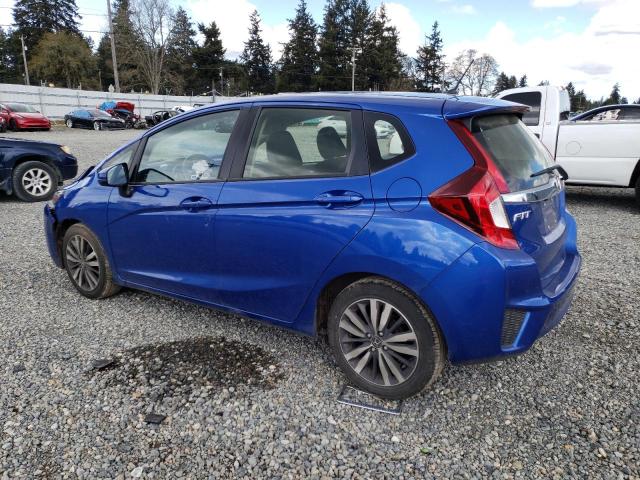 JHMGK5H75HS011985 - 2017 HONDA FIT EX BLUE photo 2