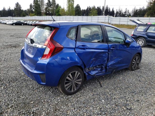 JHMGK5H75HS011985 - 2017 HONDA FIT EX BLUE photo 3