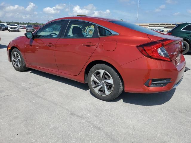 19XFC2F6XKE036698 - 2019 HONDA CIVIC LX RED photo 2