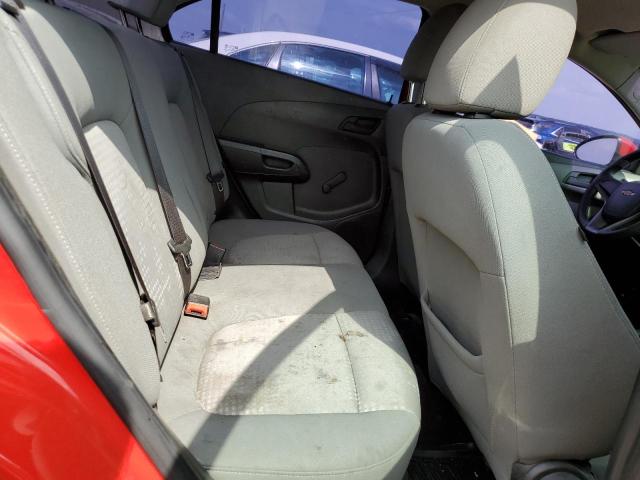 1G1JA5SH5F4220410 - 2015 CHEVROLET SONIC LS 红色 照片 10