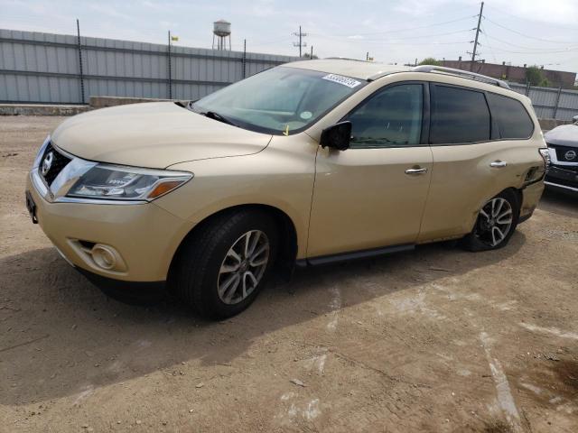 5N1AR2MM9DC624205 - 2013 NISSAN PATHFINDER S GOLD photo 1