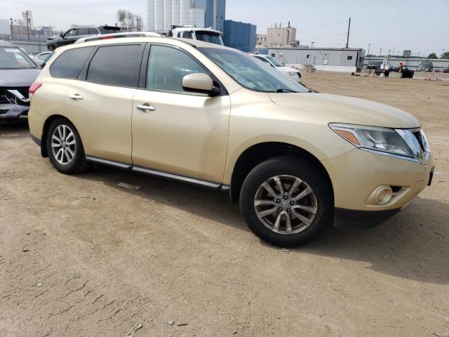 5N1AR2MM9DC624205 - 2013 NISSAN PATHFINDER S GOLD photo 4