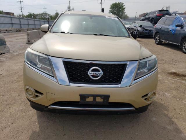 5N1AR2MM9DC624205 - 2013 NISSAN PATHFINDER S GOLD photo 5