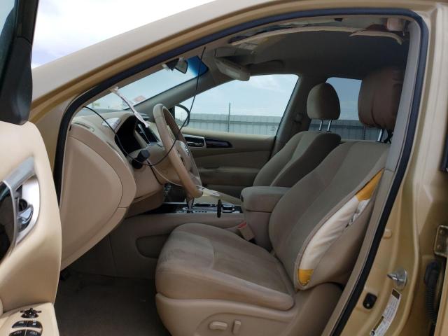 5N1AR2MM9DC624205 - 2013 NISSAN PATHFINDER S GOLD photo 7