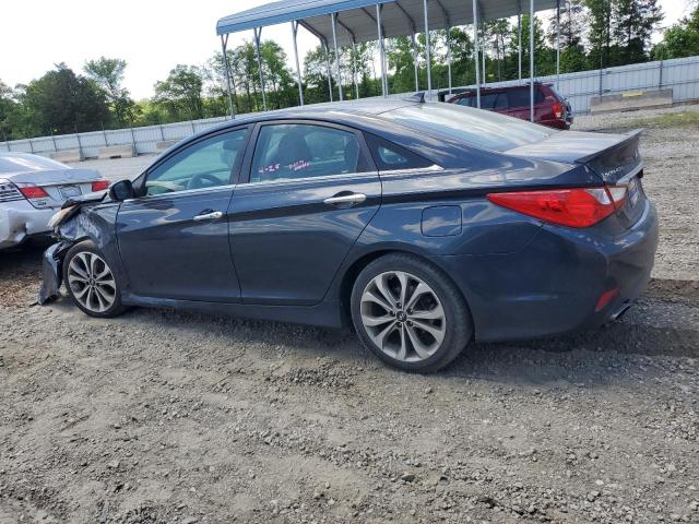 5NPEC4AC8EH929599 - 2014 HYUNDAI SONATA SE BLUE photo 2