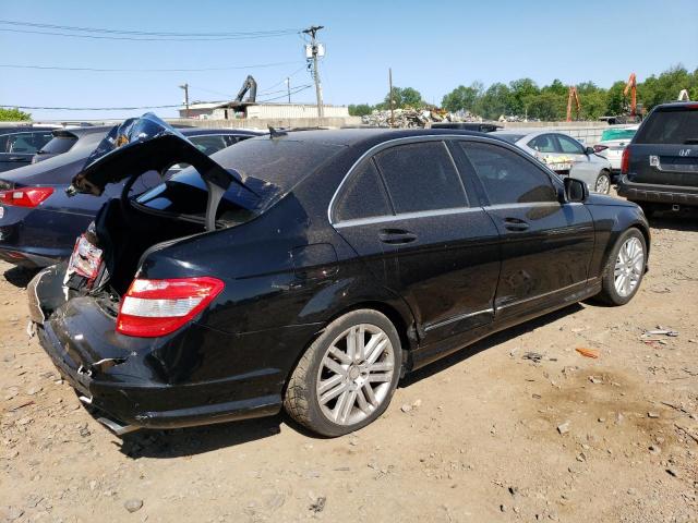 WDDGF81X99R078492 - 2009 MERCEDES-BENZ C300 300 4MATIC BLACK photo 3