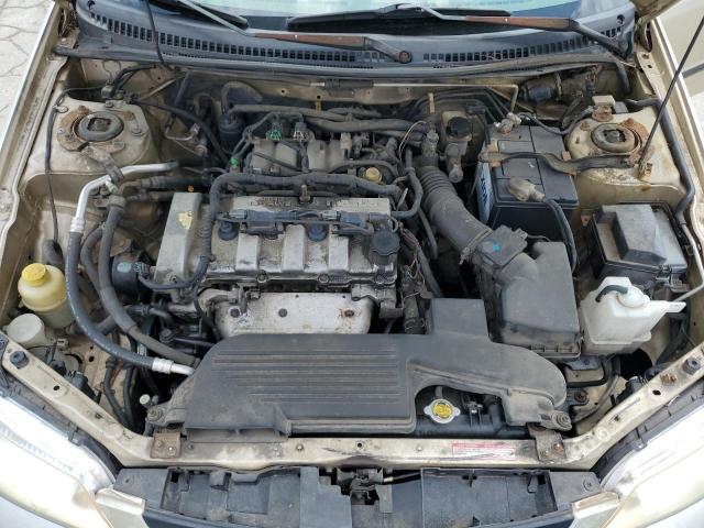 JM1BJ225821608503 - 2002 MAZDA PROTEGE DX BEIGE photo 11