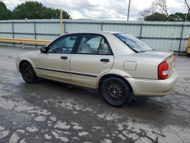 JM1BJ225821608503 - 2002 MAZDA PROTEGE DX BEIGE photo 2