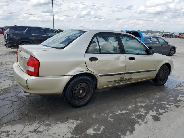 JM1BJ225821608503 - 2002 MAZDA PROTEGE DX BEIGE photo 3