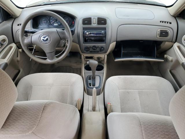 JM1BJ225821608503 - 2002 MAZDA PROTEGE DX BEIGE photo 8
