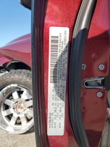 1C6RR7TT9LS129303 - 2020 RAM 1500 CLASS SLT ბურგუნდია ფოტო 12