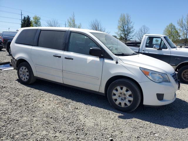 2V8HW44159R543735 - 2009 VOLKSWAGEN ROUTAN S WHITE photo 4