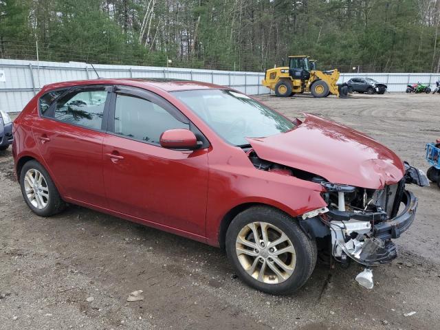 KNAFU5A26B5411997 - 2011 KIA FORTE EX RED photo 4