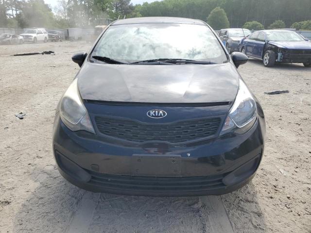 KNADM4A31E6402486 - 2014 KIA RIO LX BLACK photo 5