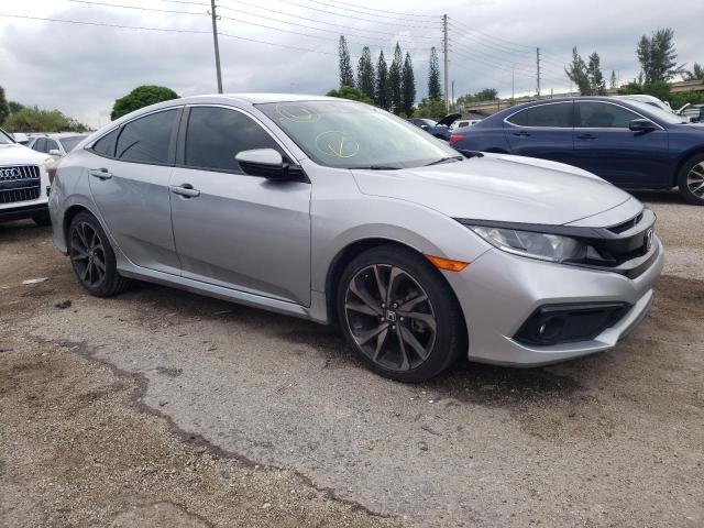 2HGFC2F87MH532536 - 2021 HONDA CIVIC SPORT 银色 照片 4