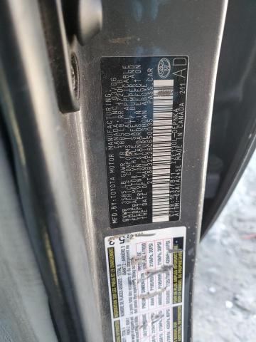 2T1BR32E26C650035 - 2006 TOYOTA COROLLA CE GRAY photo 12