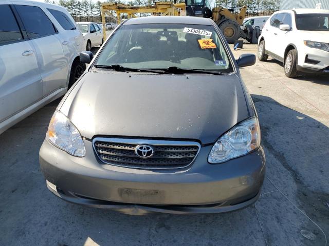 2T1BR32E26C650035 - 2006 TOYOTA COROLLA CE GRAY photo 5