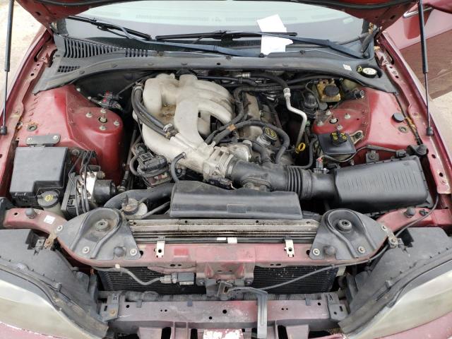 1LNHM86S24Y670487 - 2004 LINCOLN LS 勃艮第红 照片 11
