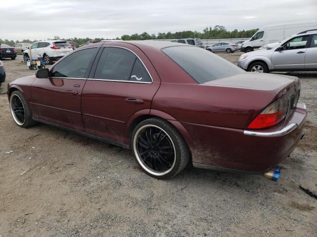 1LNHM86S24Y670487 - 2004 LINCOLN LS 勃艮第红 照片 2