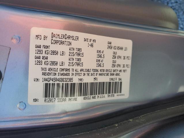 1A4GP45R46B632385 - 2006 CHRYSLER TOWN & COU 蓝色 照片 13